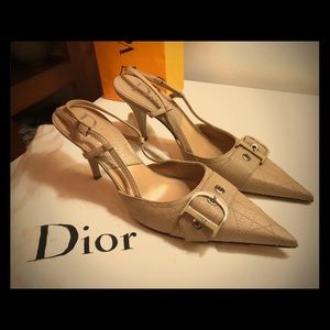 Dior slingback shoes